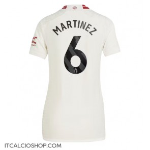 Manchester United Lisandro Martinez #6 Terza Maglia Femmina 2023-24 Manica Corta